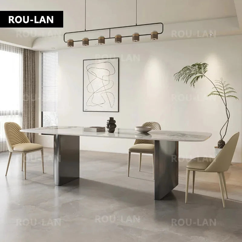 Modern Rock Slab Dining Table J84734