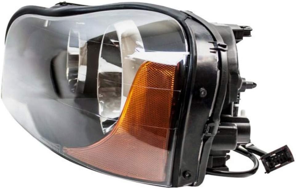 Headlight Assembly Driver and Passenger Side Halogen with Bulbs L44127