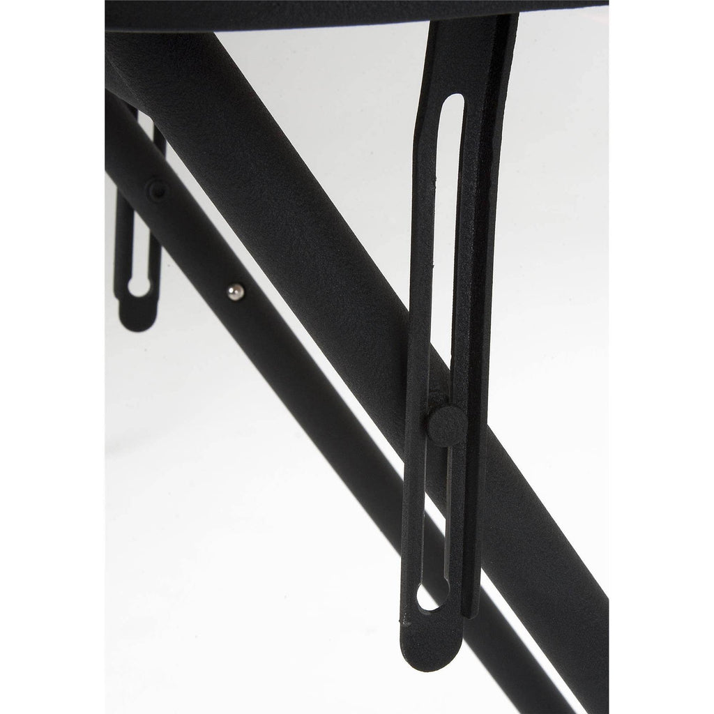 Adjustable Height PVC Top Table Black B211