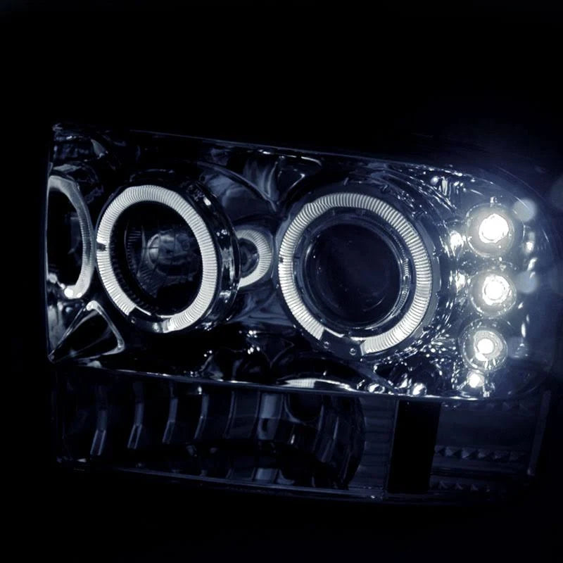Chrome Halo Projector Headlights U374