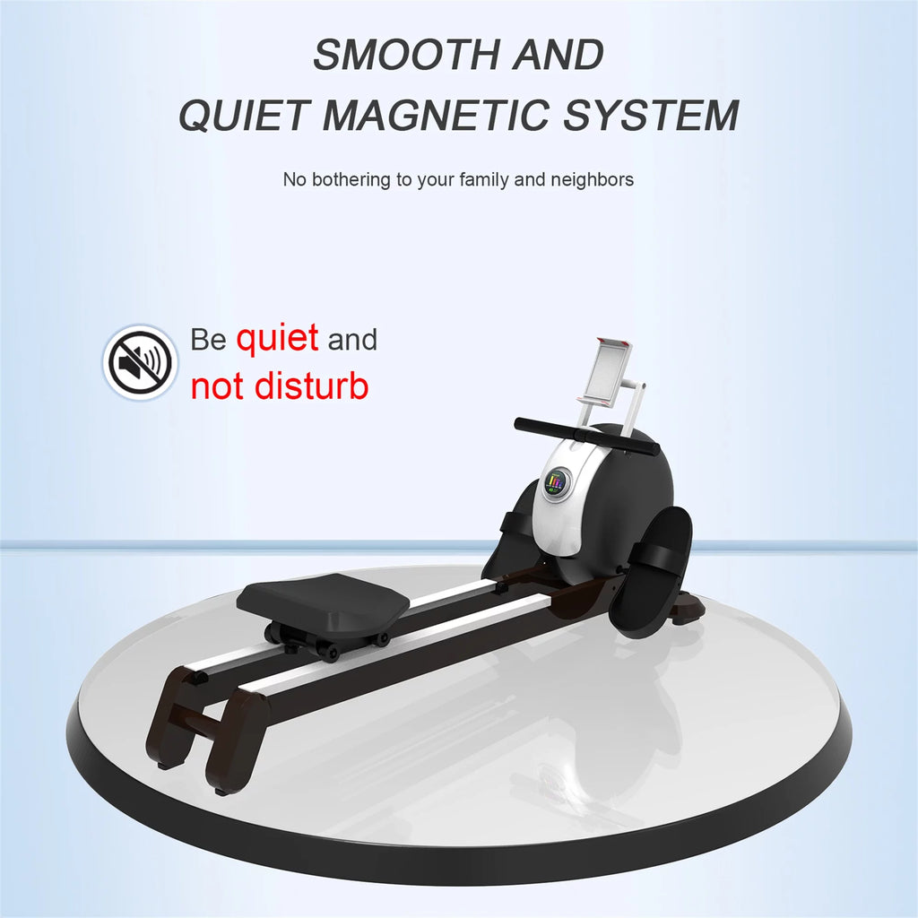 Magnetic Rowing Machine with 32 Levels Resistance, LCD Display Y7429