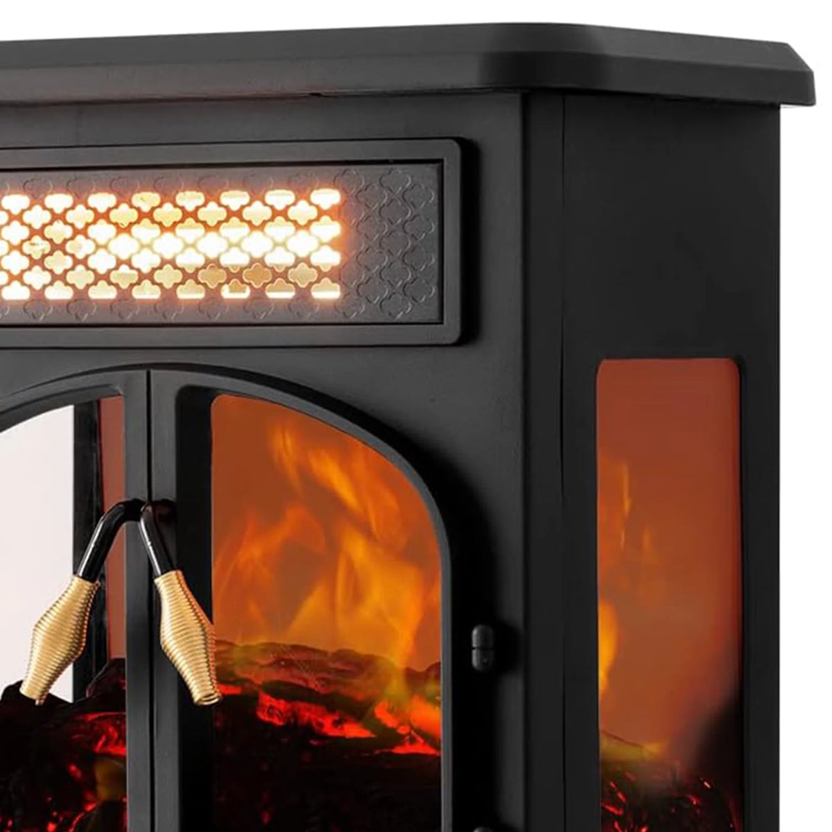Freestanding Portable Electric Fireplace Heater Stove S418