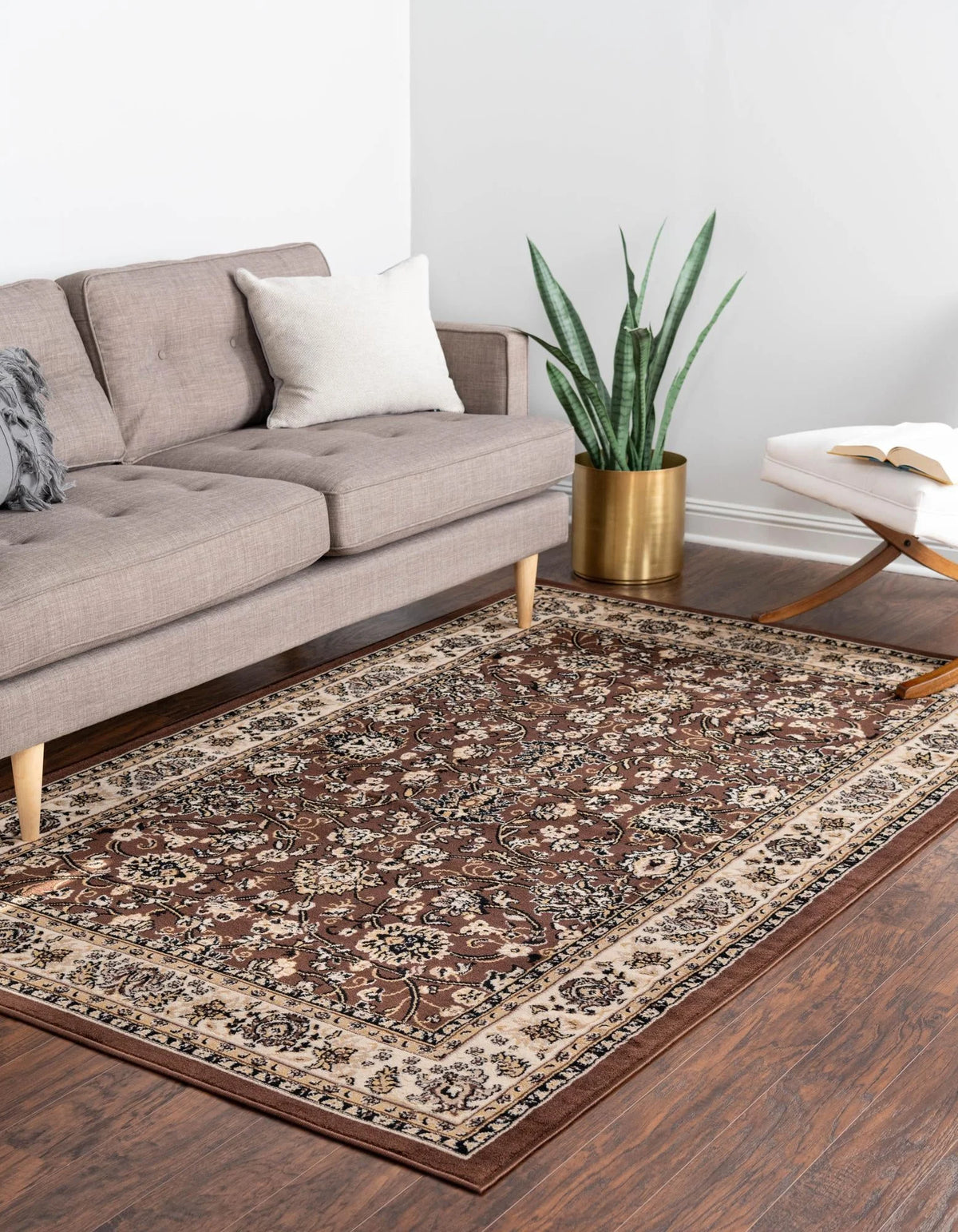 10' x 13' Brown Medium Rug E58192
