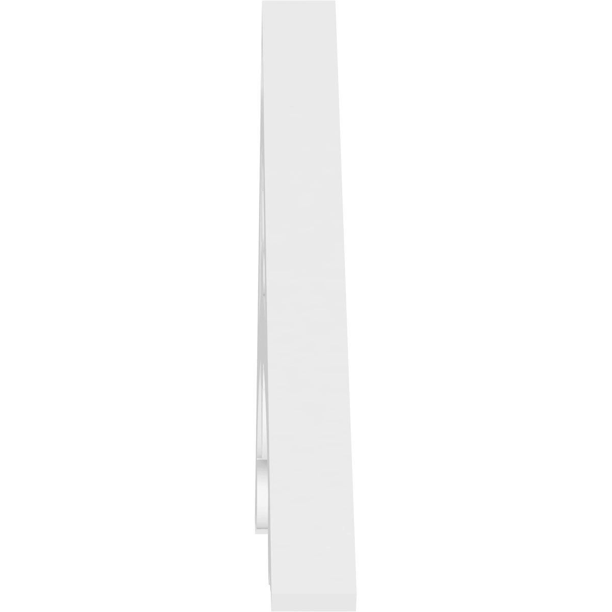 36 inchw x 18 inchh x 1 inchp PVC Gable Pediment M3155
