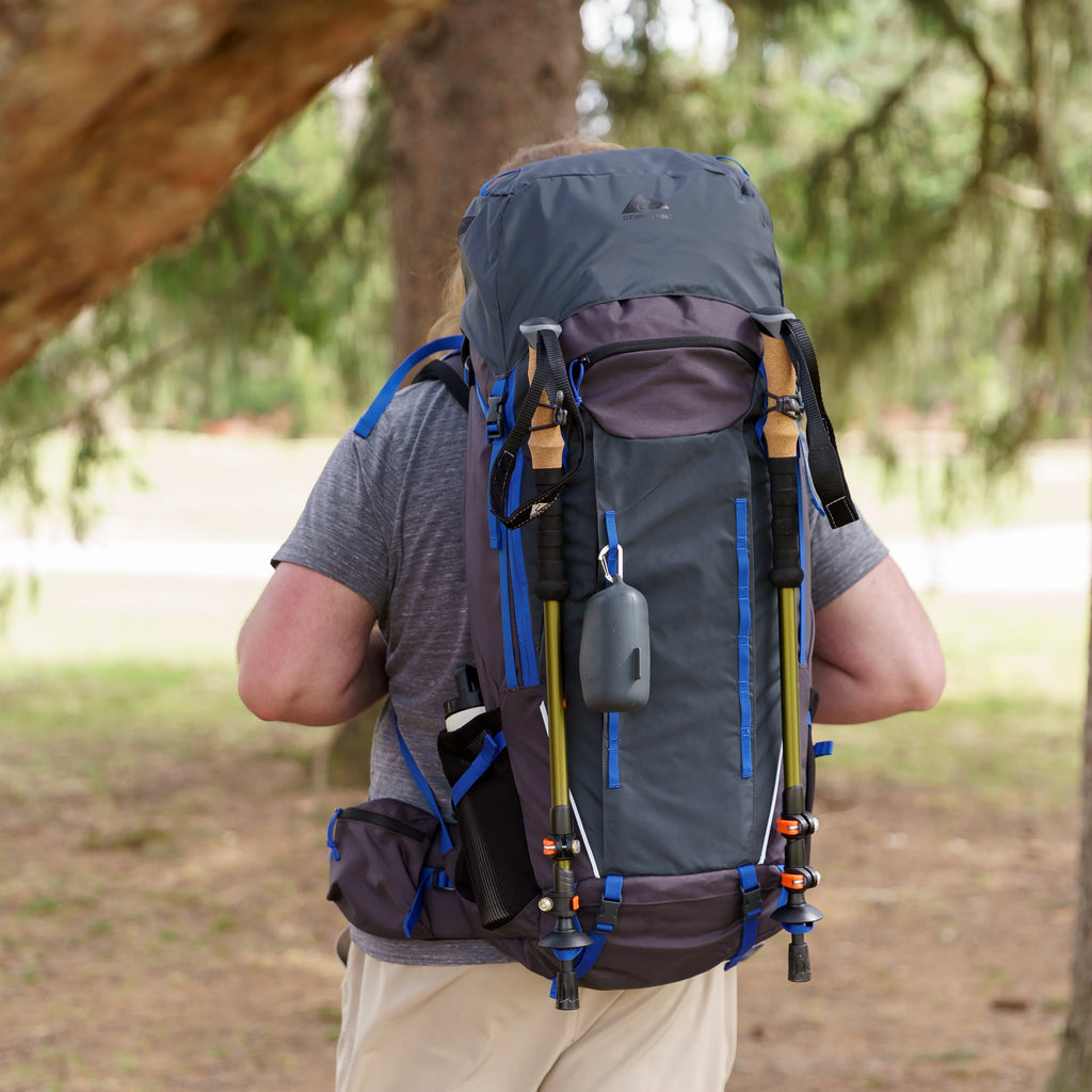 65 Liter Gray Backpacking Backpack V5694