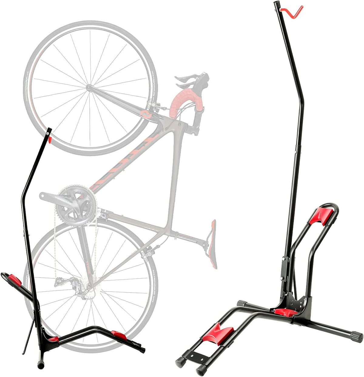 Vertical Bike Rack, Adjustable Upright Bike Stand for Indoor Mountain/ Road Bike D729690