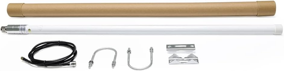 Fiberglass Antenna Kit 915MHz 5.8 dBi White Omni Directional N Type Male X3239