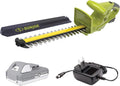 24V Cordless Handheld Hedge Trimmer Kit with 2.0 Ah Battery and Quick Charger, Pack of 2 U8048