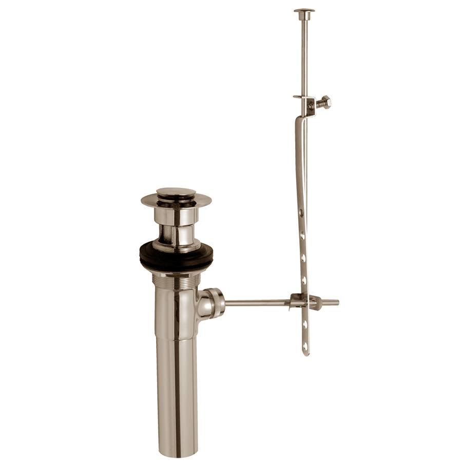 Polished Nickel Pop-Up Drain Assembly with Overflow V666