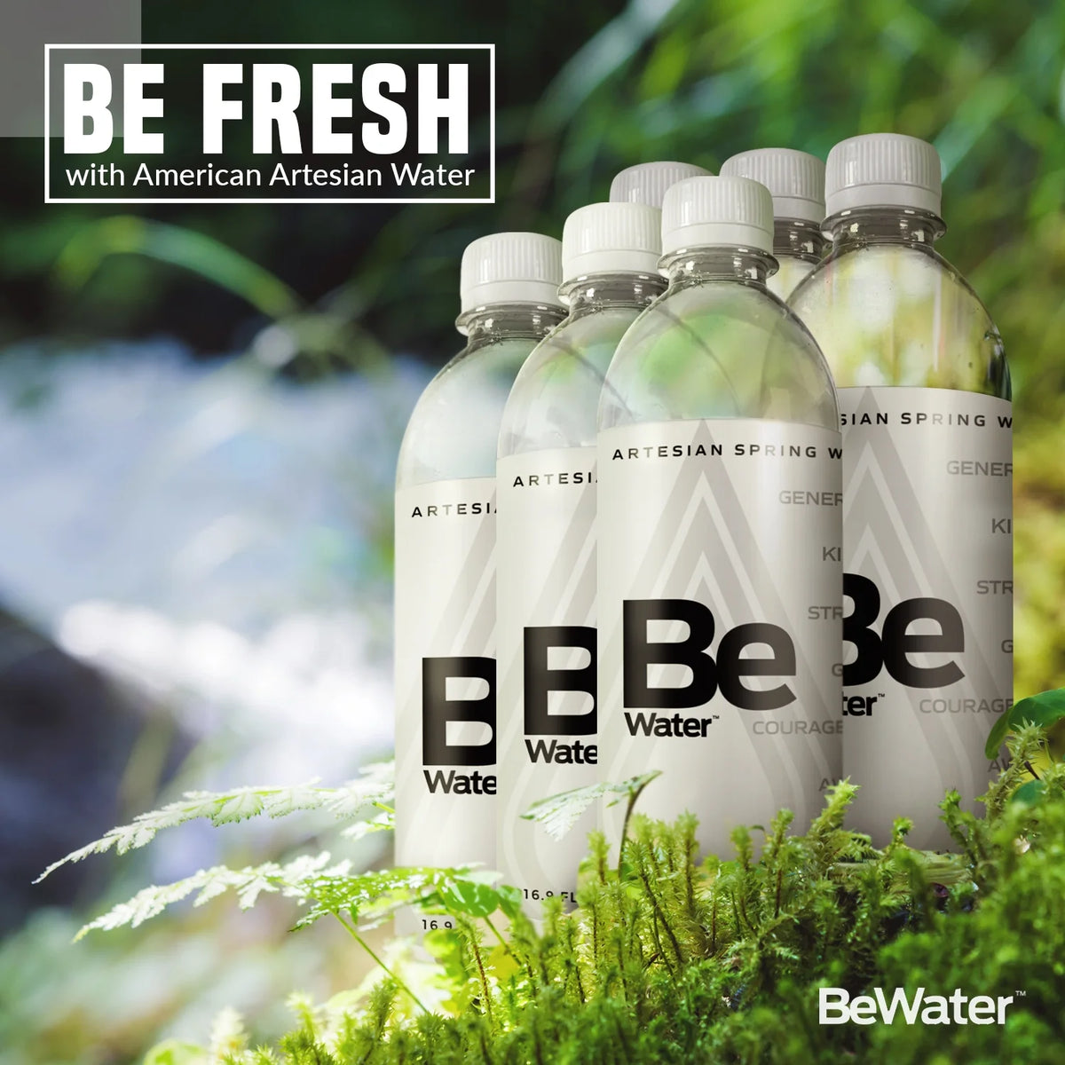 4 cases of 6 Natural Artesian Spring Bottled Drinking Water W315