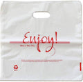 1000 Pack Poly Bags with Die Cut Handles 12x22 x 6x22 G23205