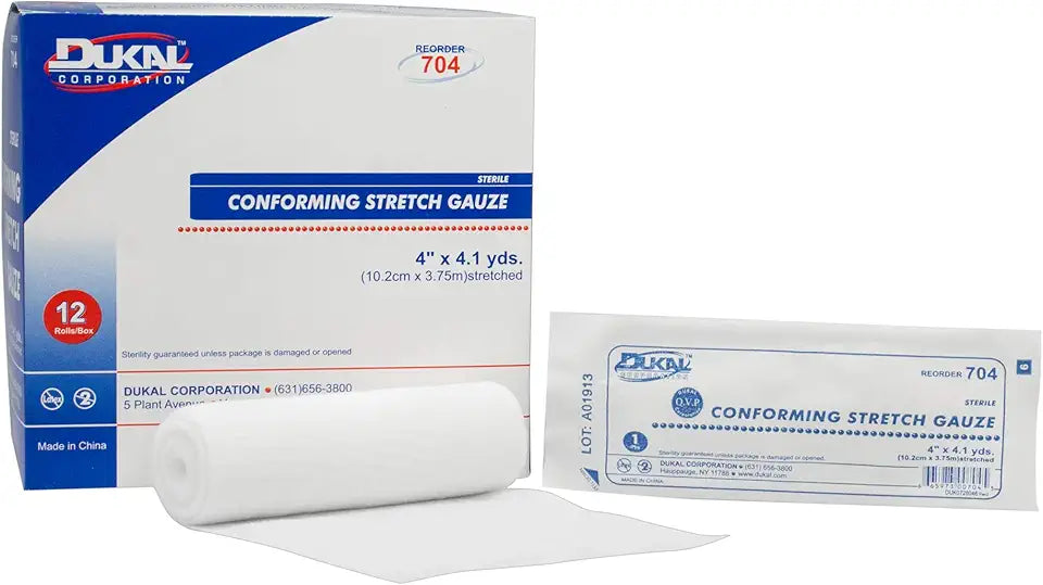 Conforming Bandage 4 Inch x 4-1/10 Yard Sterile 1-Ply X62602
