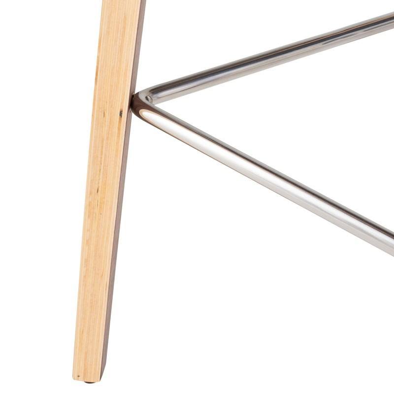 Walnut Wood Counter Stool R343