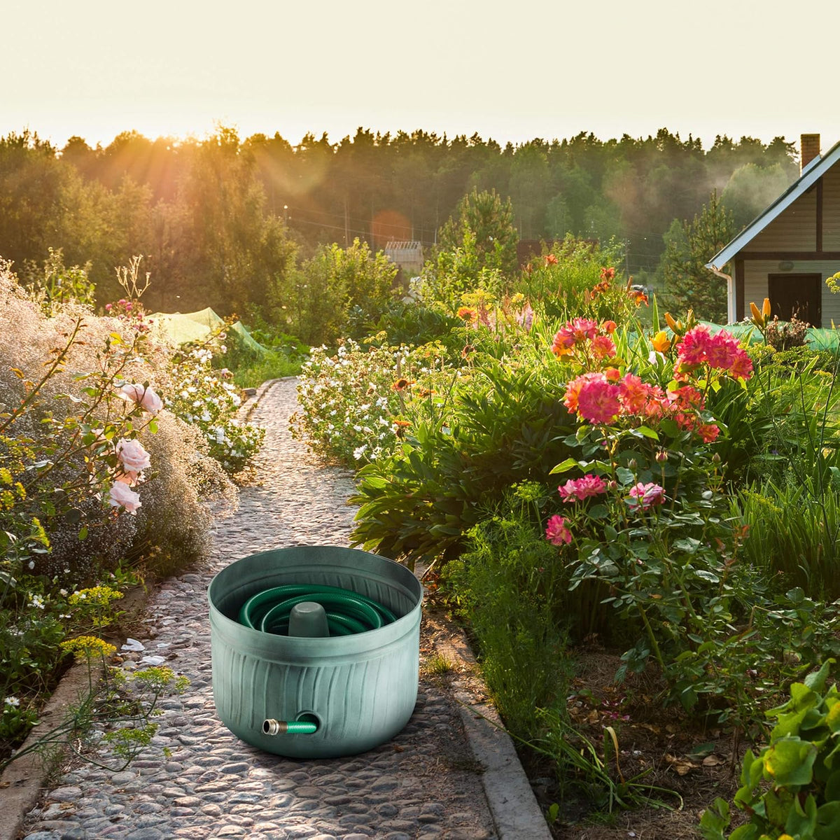 Garden Hose Storage Holder Pot N808