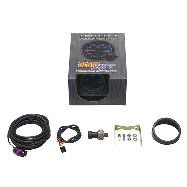 Tinted 7 Color 30 PSI Fuel Pressure Gauge R5116