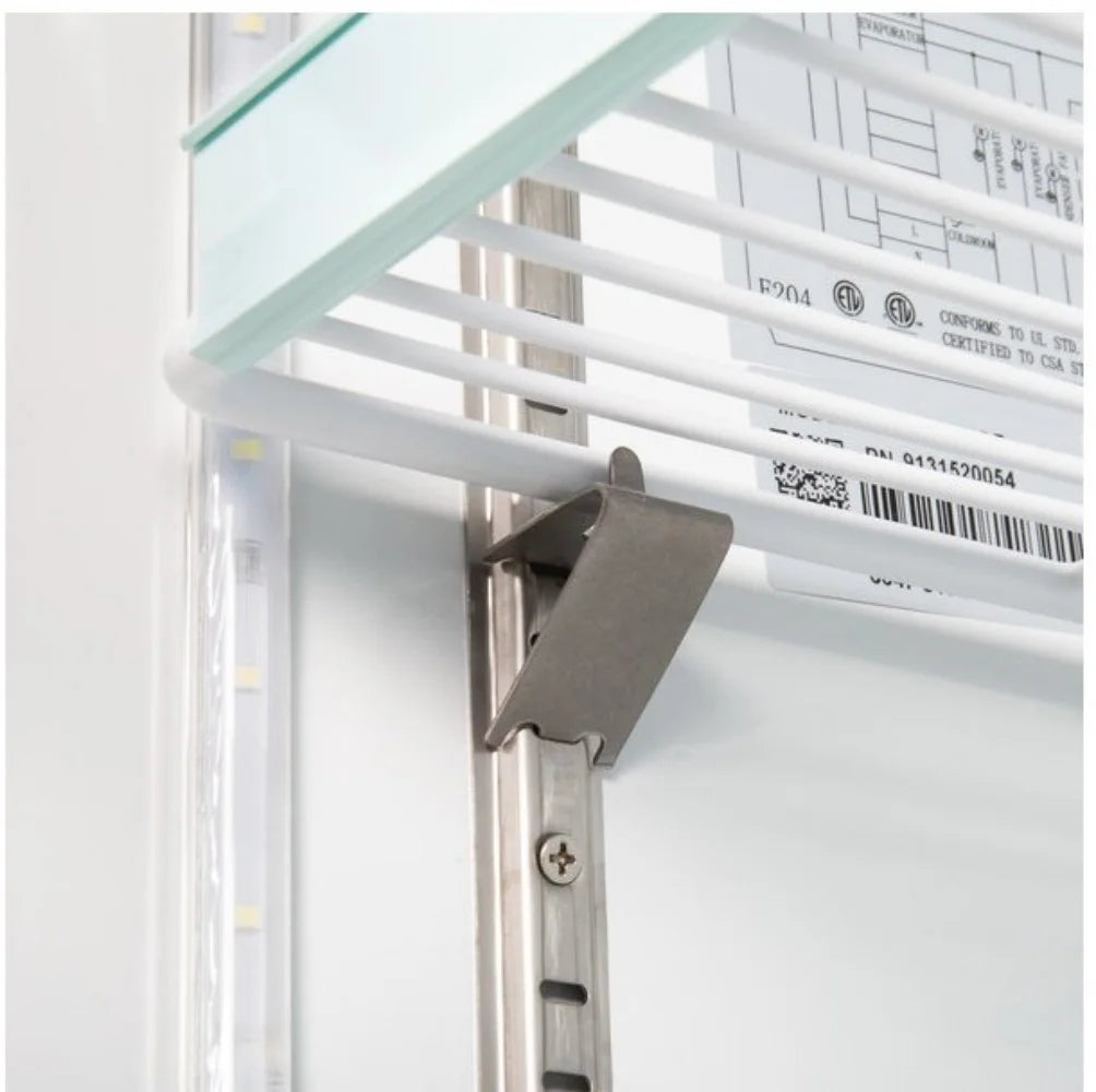 Heavy Duty 45 cu. ft. Commercial Refrigerator Merchandiser 2 Glass Door Stainless Steel G979202