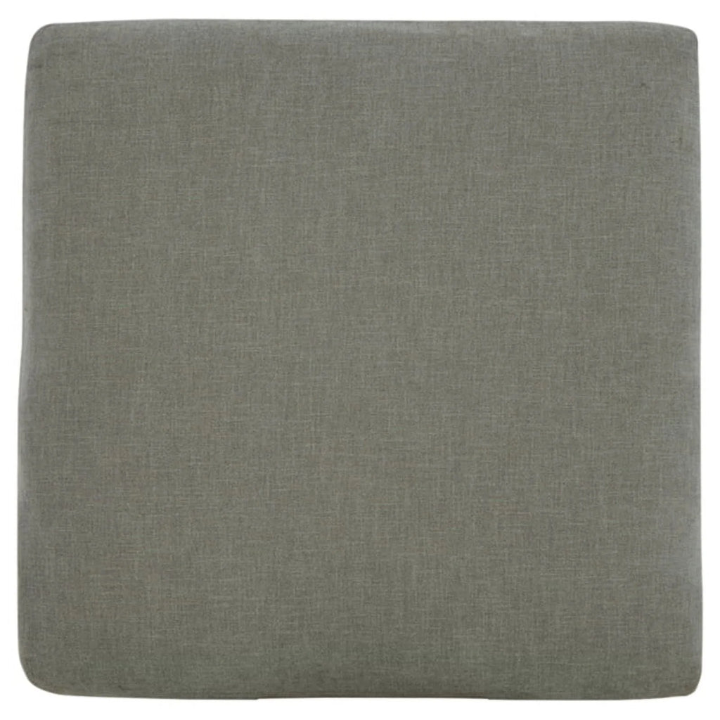 Gray & Black Fabric Oversized Accent Ottoman N31777