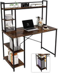 Computer Desk with Hutch and Shelves 47 Inch Adjustable J807240