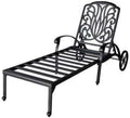 Desert Bronze Cast Aluminum Reclining Patio Chaise Lounge F290583