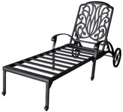 Desert Bronze Cast Aluminum Reclining Patio Chaise Lounge F290583