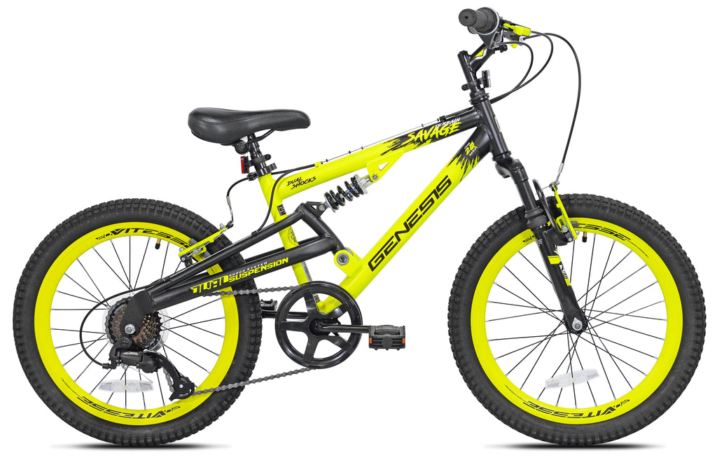 20 inch Boy's Mountain Bike Yellow/Black N107521