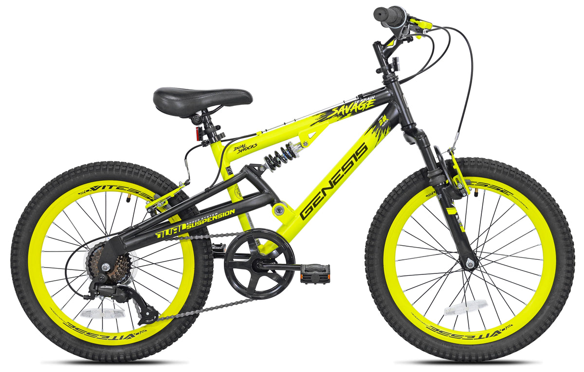 20 inch Boy's Mountain Bike Yellow/Black N107521
