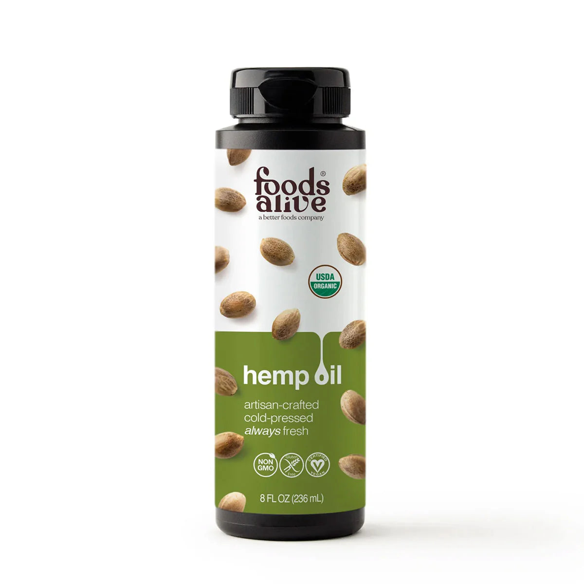 Organic Hemp Seed Oil 8 fl oz C488