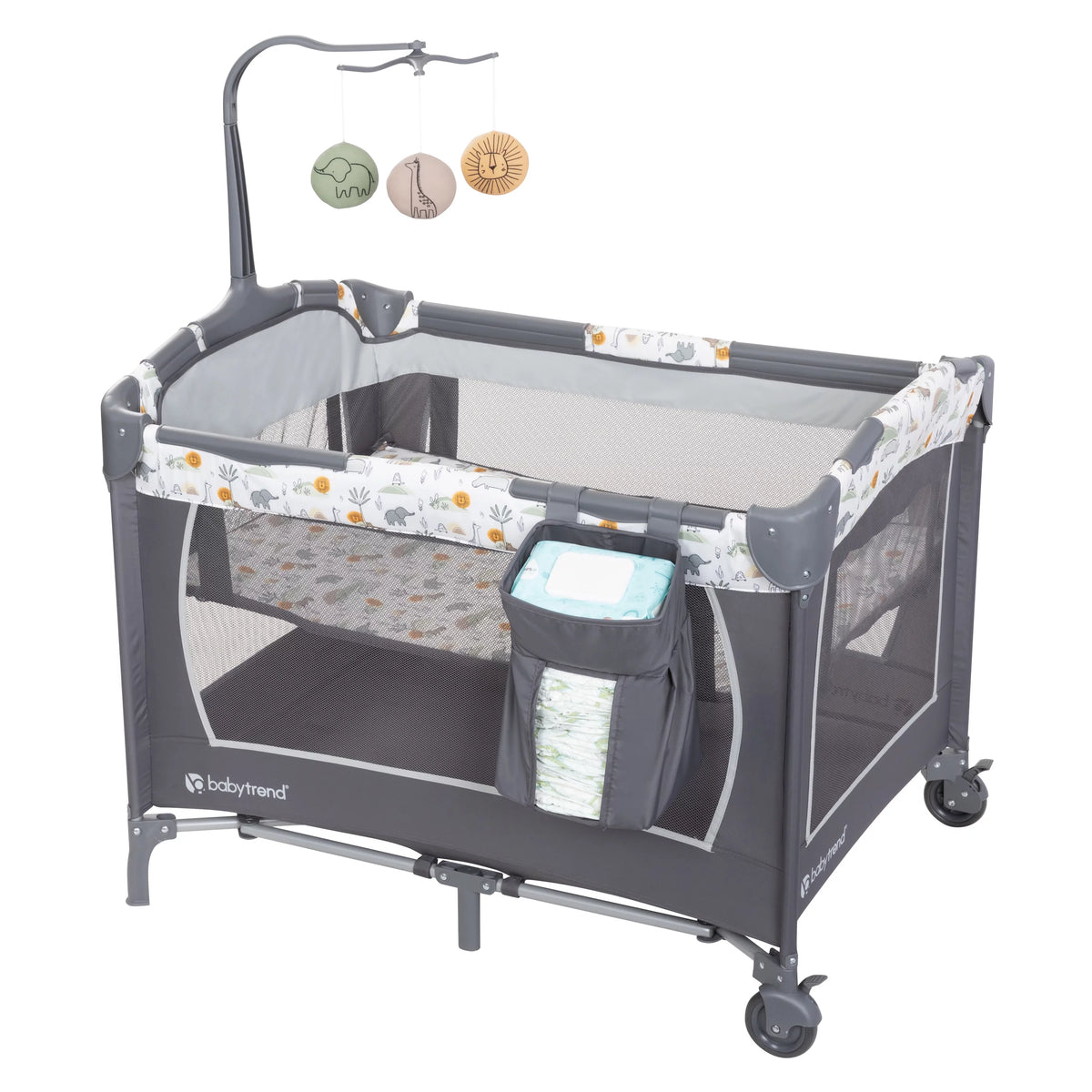 Grey Infant Playard L421