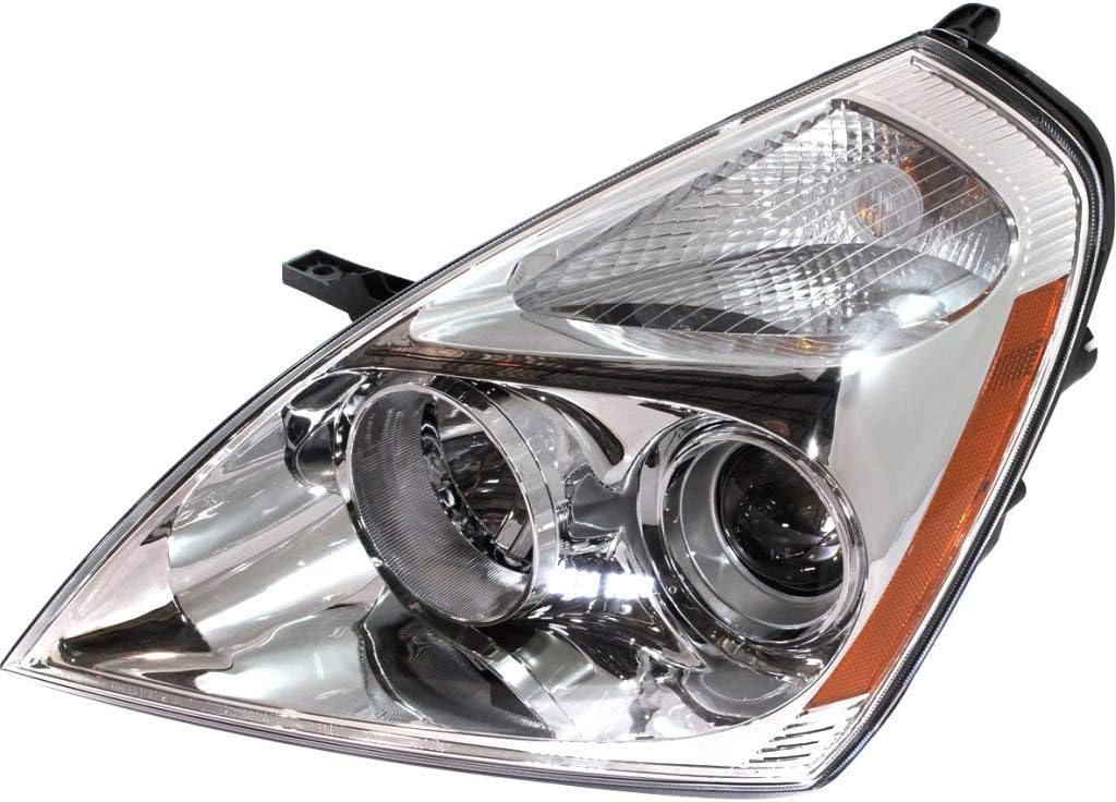 Passenger Side Halogen Headlight Assembly for Kia Sedona 2008 2012 J802197