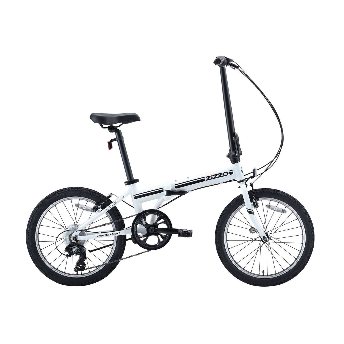 White 20 Folding Bike C720