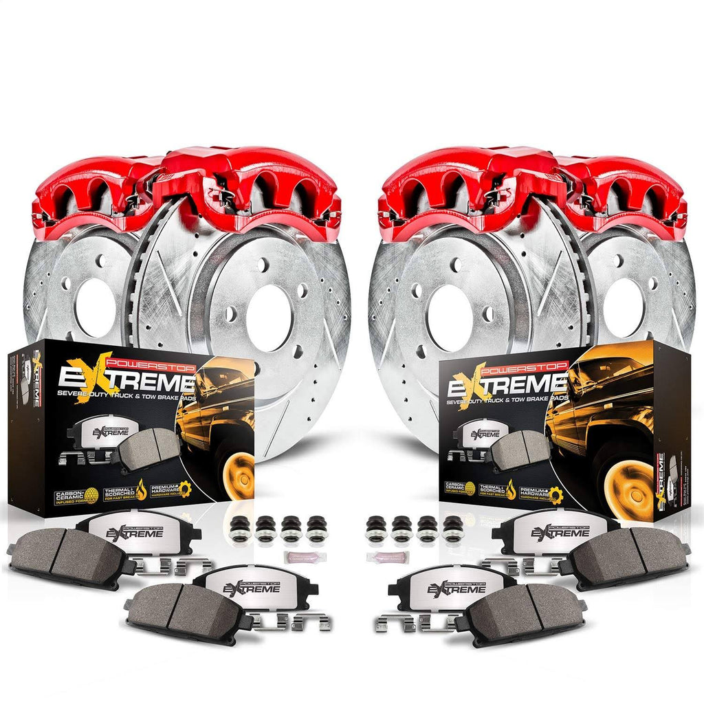Front & Rear Z36 Truck and Tow Brake Kit with Calipers L718753