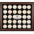 Brown Framed 30-Ball Display Case P853