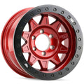 Crimson Candy Red with Black Ring Roadkill Wheel R9333