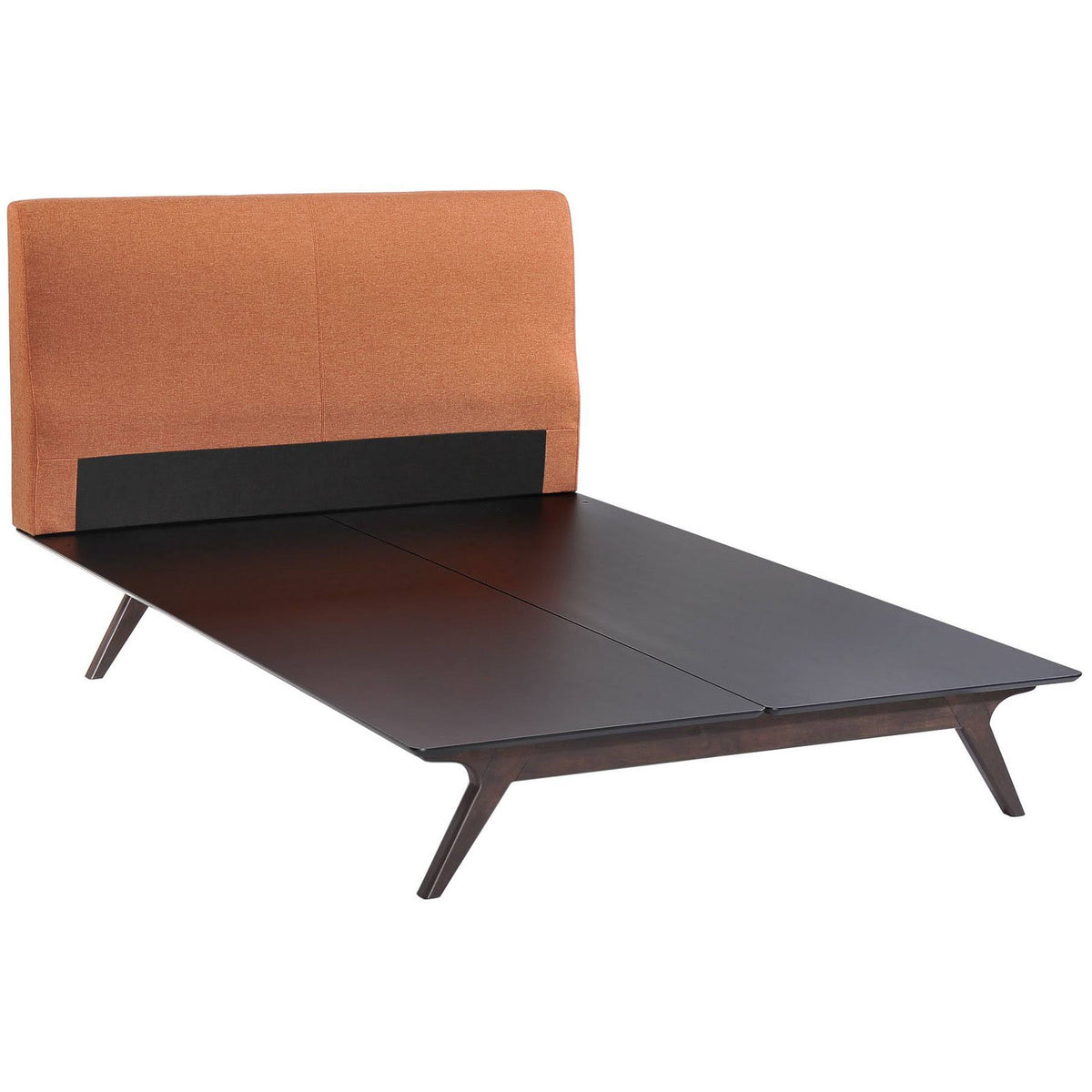 Full Bed in Cappuccino Orange S593175