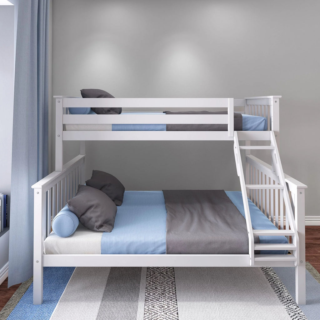 Solid Wood Twin XL over Queen Bunk Bed O931