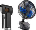 Electric Air Duster with 8” Clip Fan 5 Speeds T4689