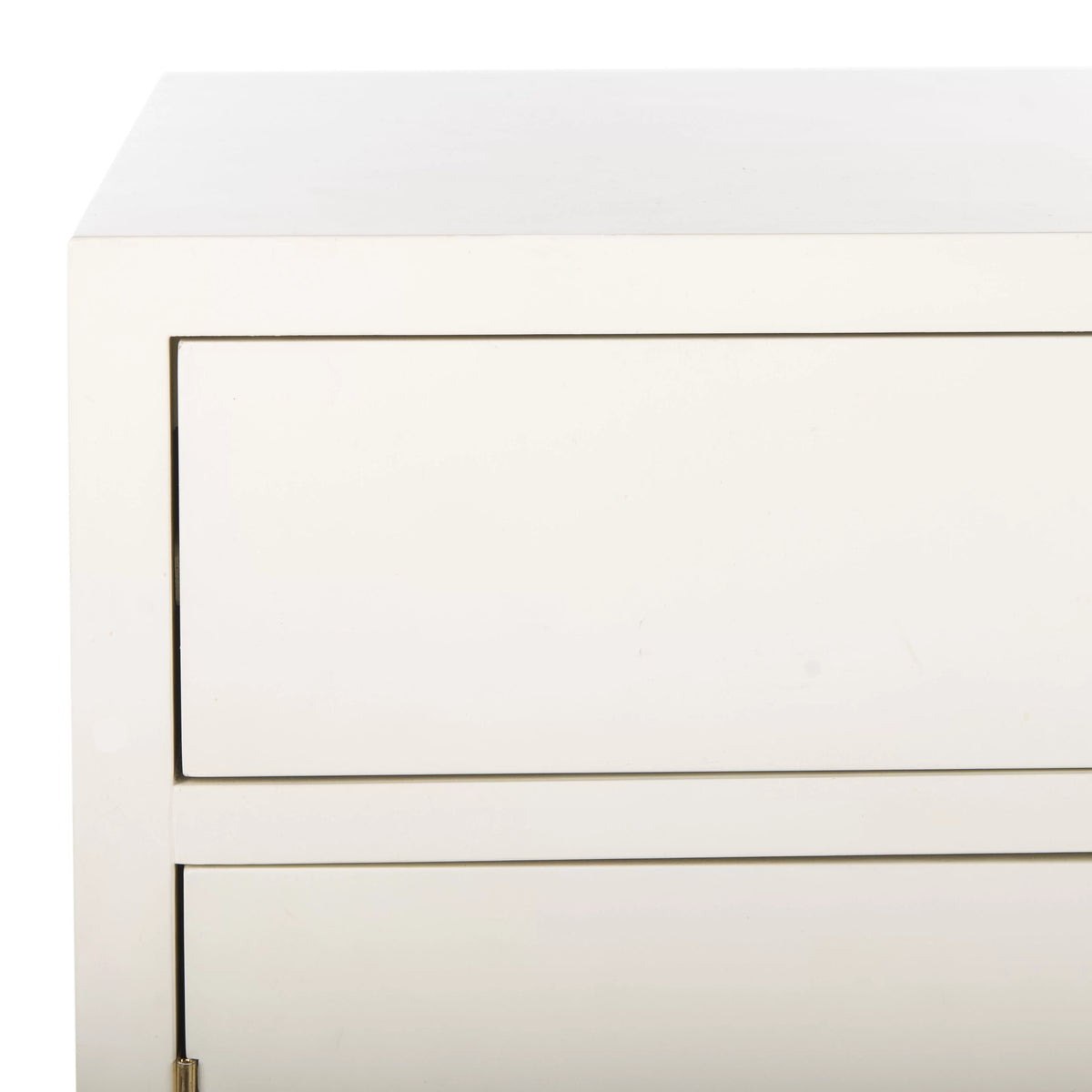 White 2 Door 1 Drawer Chest W692